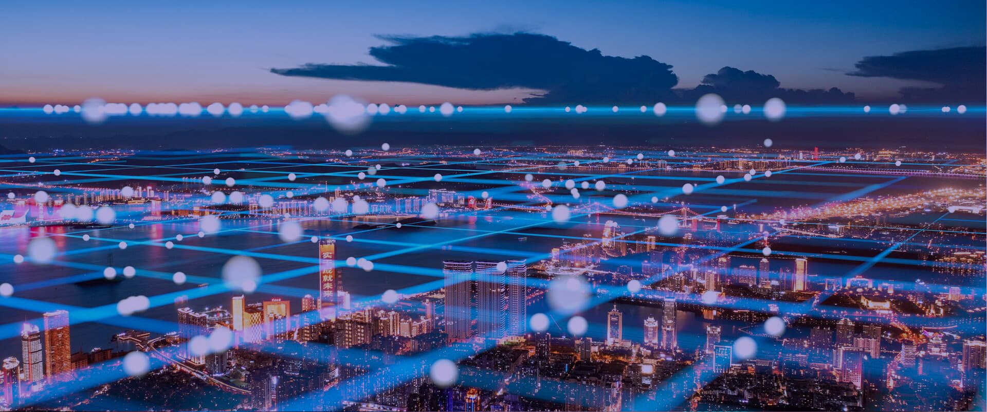 Fondo de la sección principal de IoT